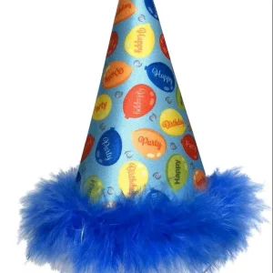 Party Time Party Hat Blue - Small