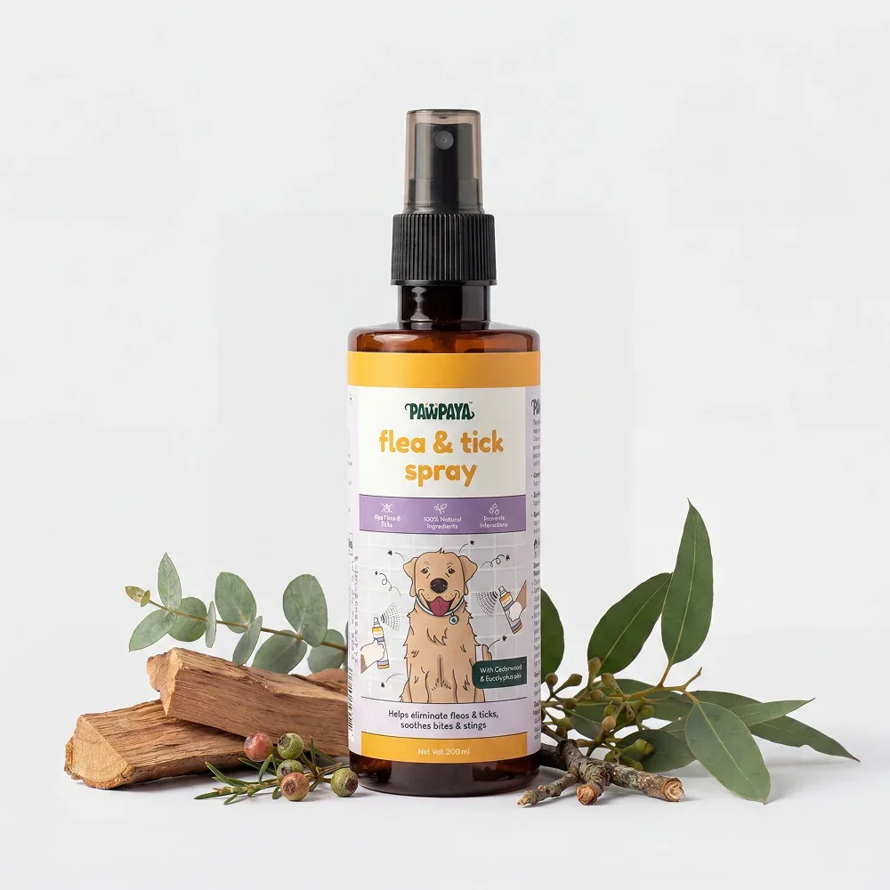 Pawpaya Flea and Tick Spray for Dogs and Cats