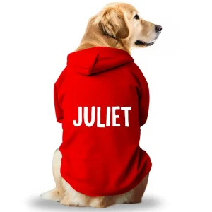 Pawsindia Juliet Hoodie for Dogs (Red)