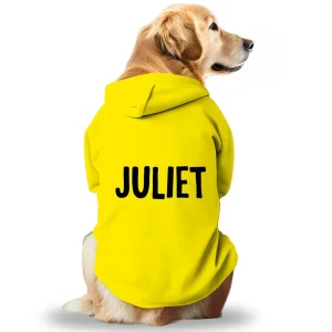 Pawsindia Juliet Hoodie for Dogs (Yellow)