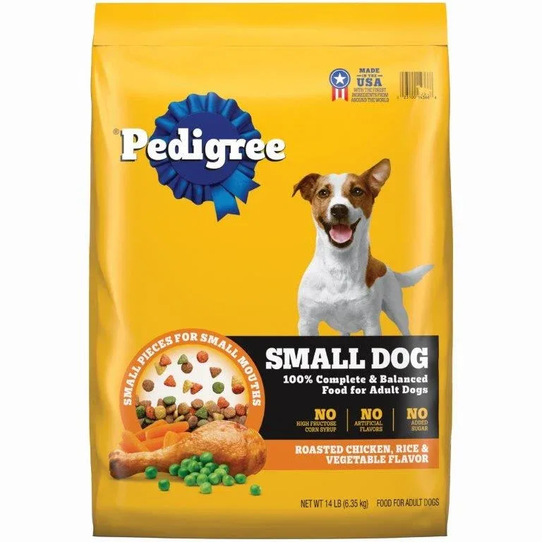 PEDIGREE Small Dog Complete Nutrition Small Breed Adult Dry Dog Food Roasted Chicken, Rice & Vegetable Flavor Dog Kibble - Image 2