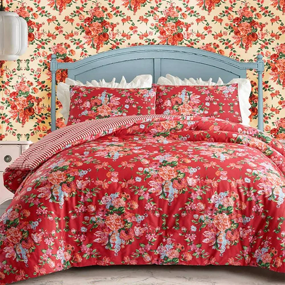 Peking Handicraft Inc. Garden Society 3pc Comforter Set KG