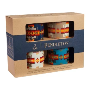 Pendleton Woolen Mills Inc. Chief Joseph Mug Set of 4
