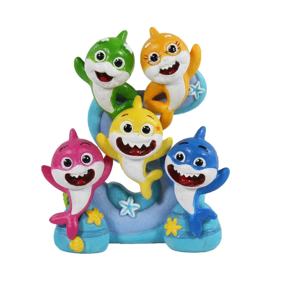 Penn-Plax Baby Shark Aquarium Decor Family Small - Image 2