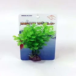 Penn-Plax Betta World Betta Aquarium Plant, Green, 4 in - Image 2