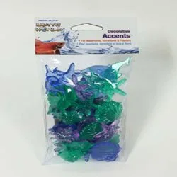 Penn-Plax Betta World Decorative Accents Sea Shapes Assorted 35 ct - Image 2