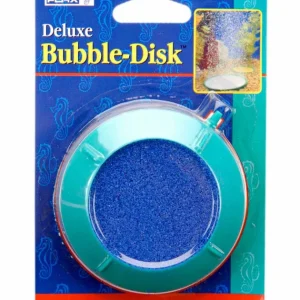 Penn-Plax Deluxe Bubble-Disk Air Stone Green/Blue, 3 in, Small
