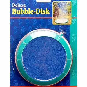 Penn-Plax Deluxe Bubble-Disk Air Stone Green/Blue, 5 in, Large
