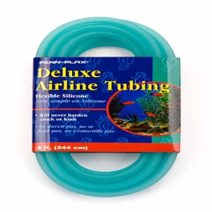 Penn-Plax Deluxe Silicone Airline Tubing, Blue 3/16 in x 8 ft