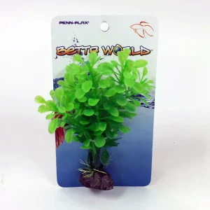 Penn Plax Green Betta Fish Aquarium Plant - 4 Inch