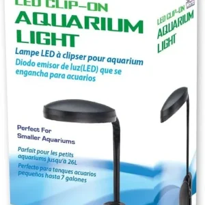 Penn-Plax LED Clip-on Aquarium Light, Black, 5 in (H), 7 in (H)