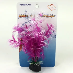 Penn-Plax Pink and White Betta Fish Aquarium Plant - 4 Inch