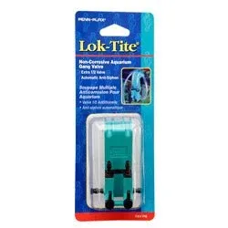 Penn-Plax Plastic Valve for Aquarium Pumps 2-Gang, Green, Black - Image 2