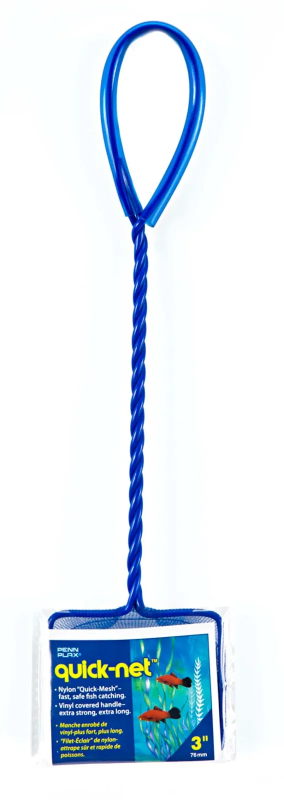 Penn-Plax Quick-Net Standard Handle, Green, 3 in x 2.25 in