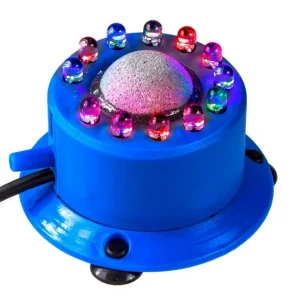 Penn-Plax Round LED Air Stone, Blue, 3 in x 2 in