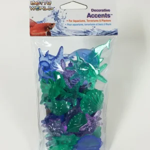 Penn-Plax shorefins™ Betta World Decorative Sea Accents - Assorted