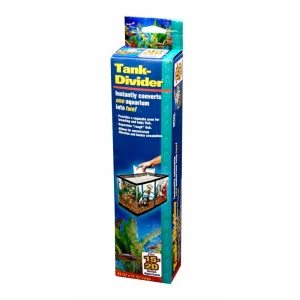 Penn-Plax Tank Divider Clear/Blue 15-20 gal, 11.37 x 11.37 in, Large