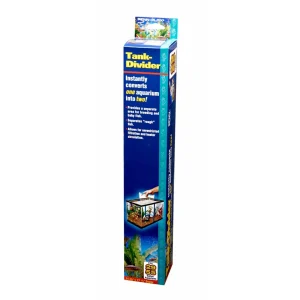 Penn-Plax Tank Divider Clear/Blue 29/59 gal, 11.37 x 17.5 in, Super