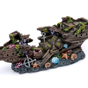 Penn-Plax Tide & Treasure™ Split Shipwreck - Small