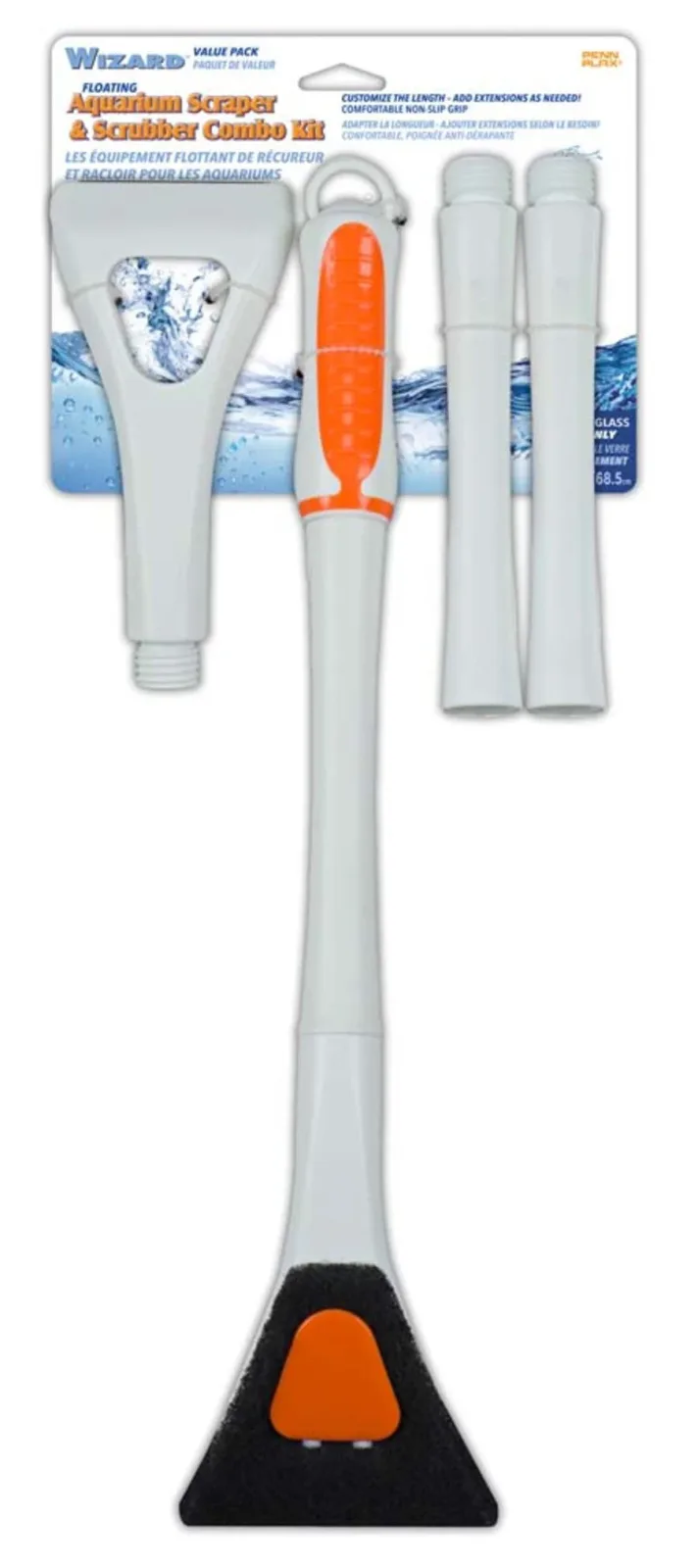 Penn-Plax Wizard Scraper & Scrubber, 27 in