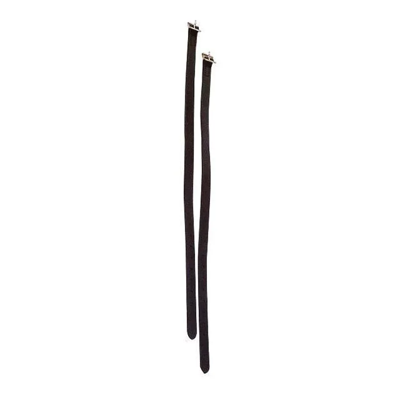 Perris Adult Deluxe Spur Straps Adult Bk/Wh