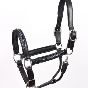 Perris Blue Pearl Bling Padded Halter
