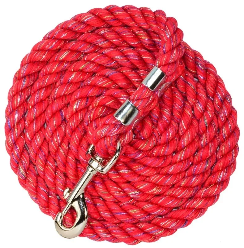 Perris Glitter Cotton Lead with Snap 6ft