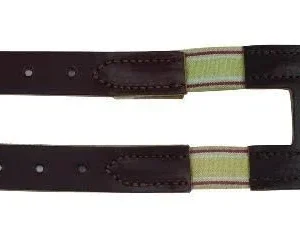 Perris Leather Girth Extender With Elastic Havana