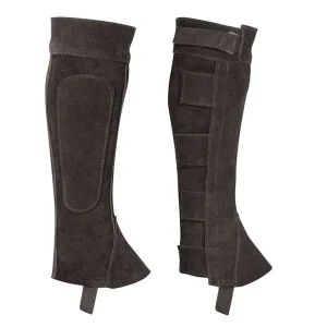 Perris Leather Suede Cowhide Half Chaps