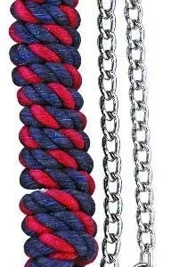 Perris Multi Colored Lead with Chain 6ft Brn