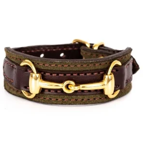 Perris Padded Bit Leather Bracelet