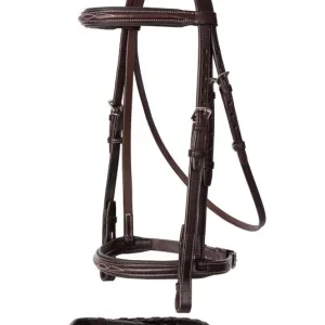 Perris Professional Show Bridle Havana H Horse