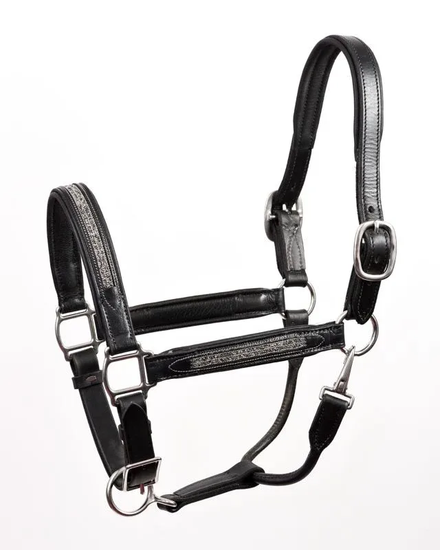 Perris Silver Bling Padded Halter