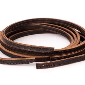 Perri's Slot End Double Stitched Western Reins