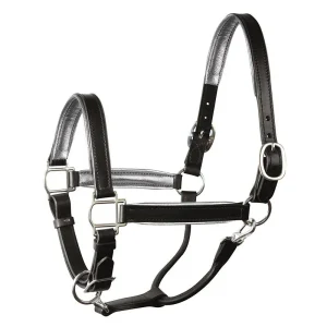 Perri's Soft Metallic Padded Leather Halter
