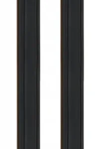 Perris Spur Straps With Keepers Adult Bk/Wh