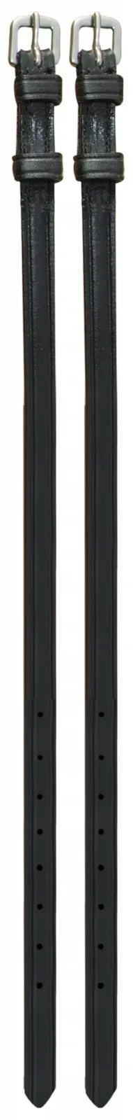 Perris Spur Straps With Keepers Adult Bk/Wh