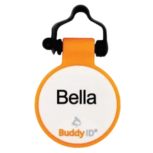 Personalized BuddyID® BuddyBadge® Silicone Collar Tag