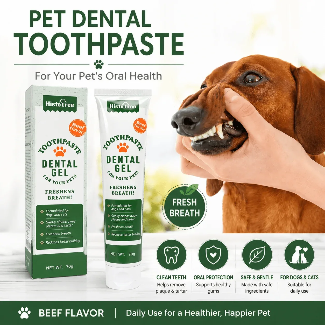Pet Dental Gel Toothpaste 2 Pack - Image 2