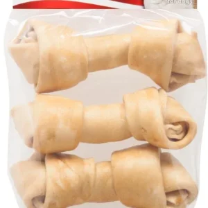 Pet Factory American Beefhide Chicken Flavored Bones 4-5" 4 pack 949181