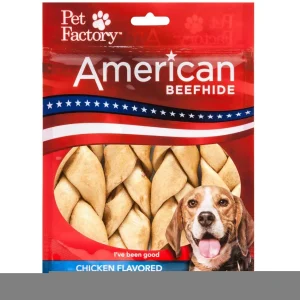Pet Factory Ckn Braid 4" 4pck{L-1}949172