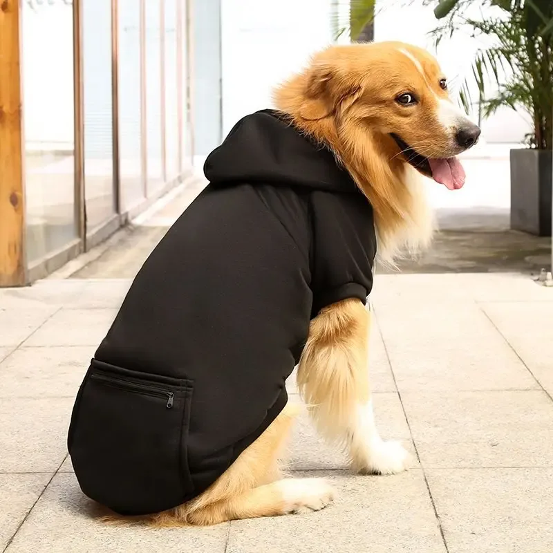 Pet Hoodie – Soft Fleece Dog Clothes with Hood & Pocket - Image 2