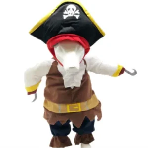 Pet Life 'Captain Snuggles' Pirate Pet Dog Costume Uniform