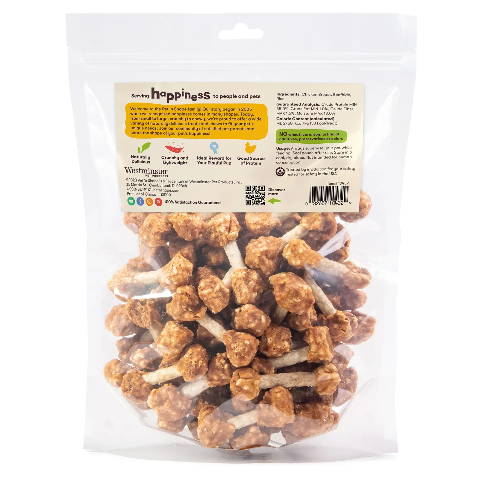 Pet 'n Shape Chik 'n Dumbbells Dog Treat 32oz - Image 2
