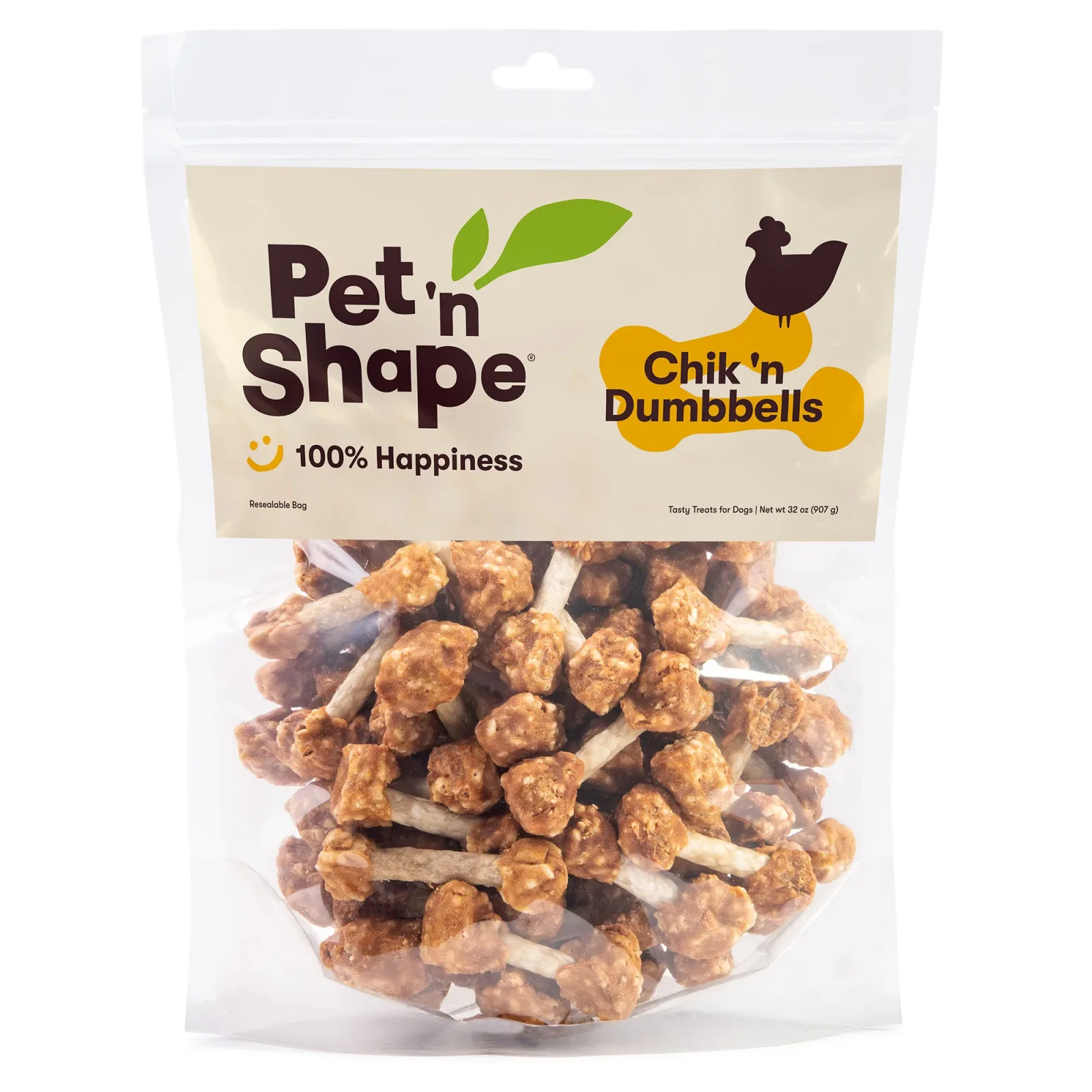 Pet 'n Shape Chik 'n Dumbbells Dog Treat 32oz