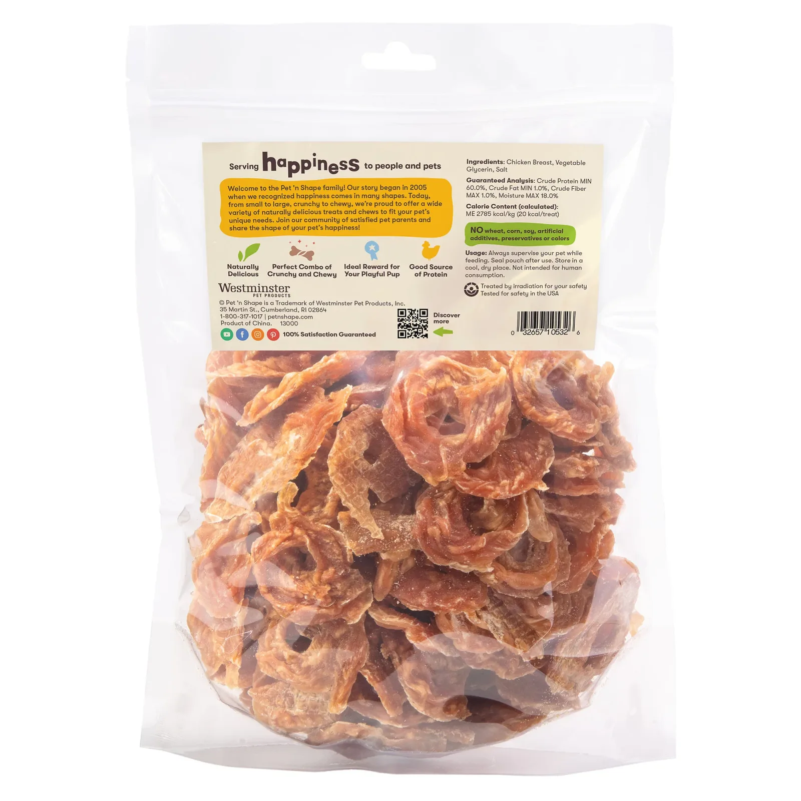 Pet 'n Shape Chik 'n Rings Dog Treat 32oz - Image 2