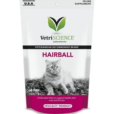 Pet Naturals Of Vermont Vetriscience Hairball Bite-sized Cat Chews-30 Count-{L+x} - Image 2