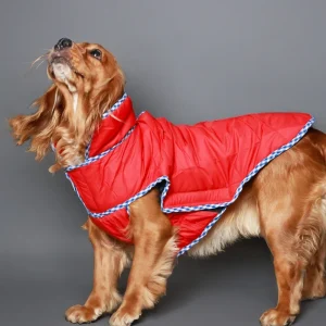 Pet Set Go Wind Sheeter Jackets for Dogs (Red)