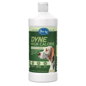 PetAg Dyne High Calorie Liquid Nutritional Supplement for Dogs & Puppies 8 weeks and Older, 32 oz.