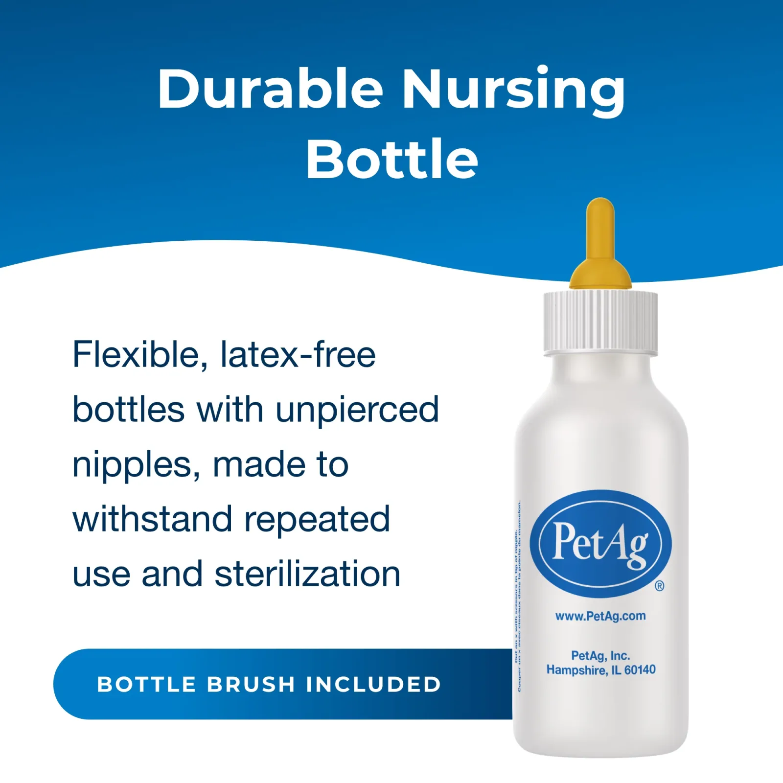 PetAg Nurser Bottle 2 oz. for Kittens - Image 2